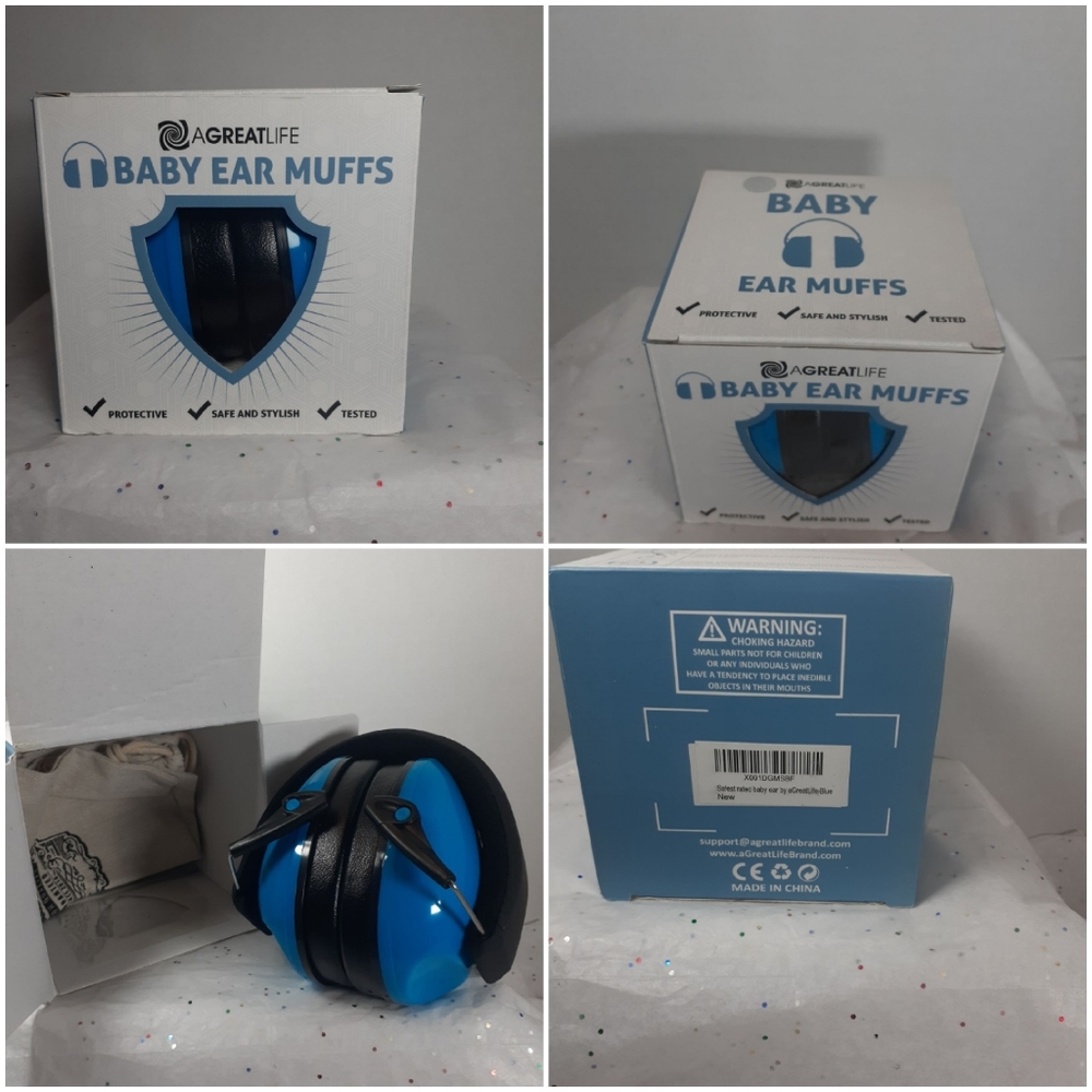 10/$40 *NIB* AGREATLIFE Noise Reduction Baby Ear Muffs